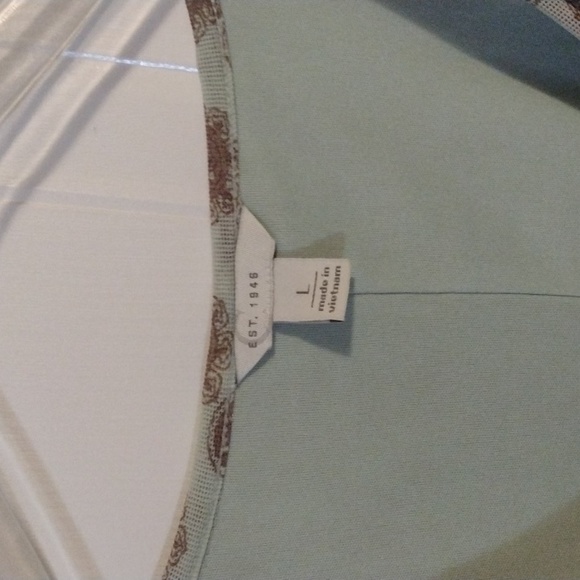 Cato est. 1948 sea green and light brown dress women's size L - Picture 4 of 9